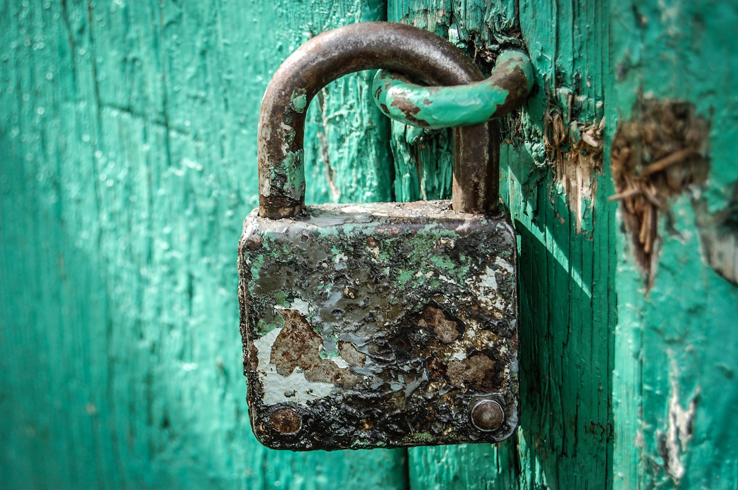 Image of a old lock representing our strong data security at EasyPractice