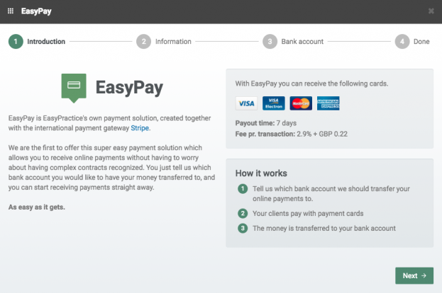 EasyPay payment process
