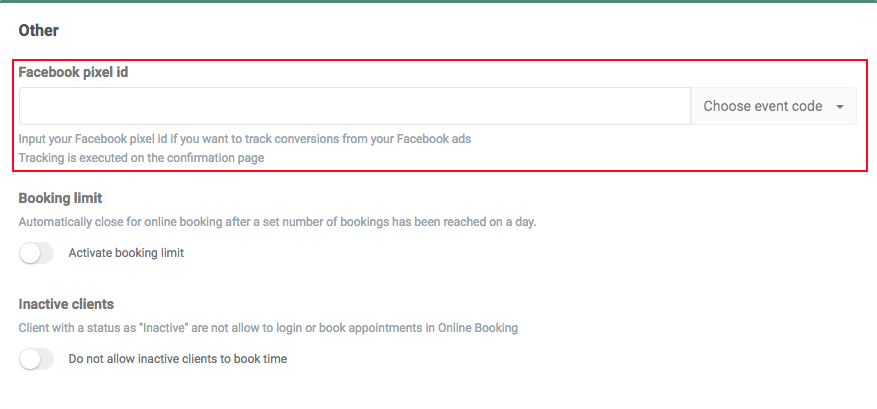Manage your conversions with Facebook Pixel