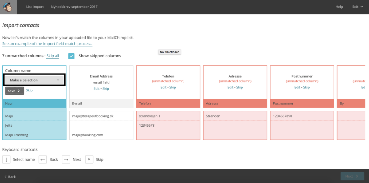 Guide for Getting started with MailChimp: how to import clients from EasyPractice to MailChimp