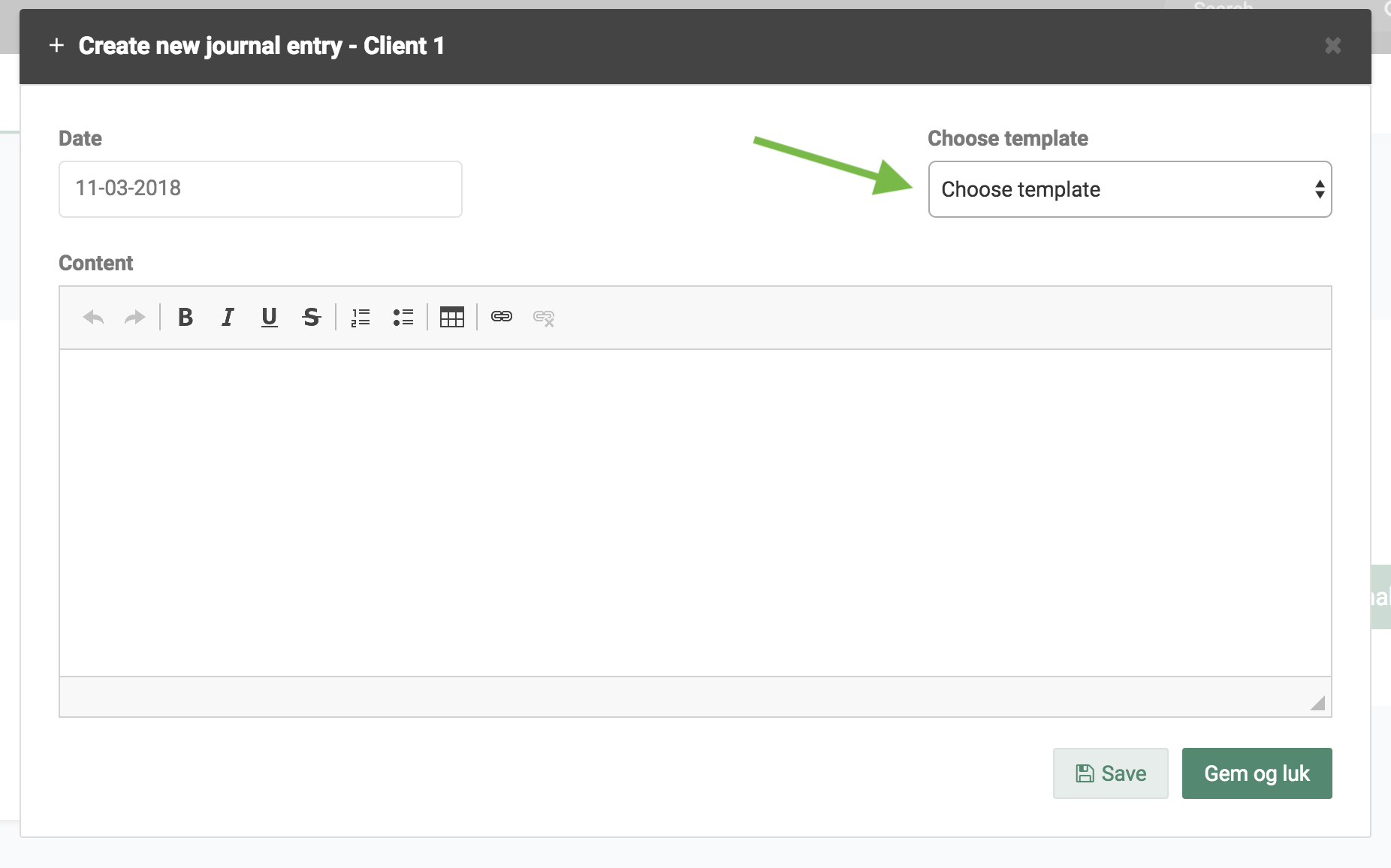 Guide for creating new tables in journals