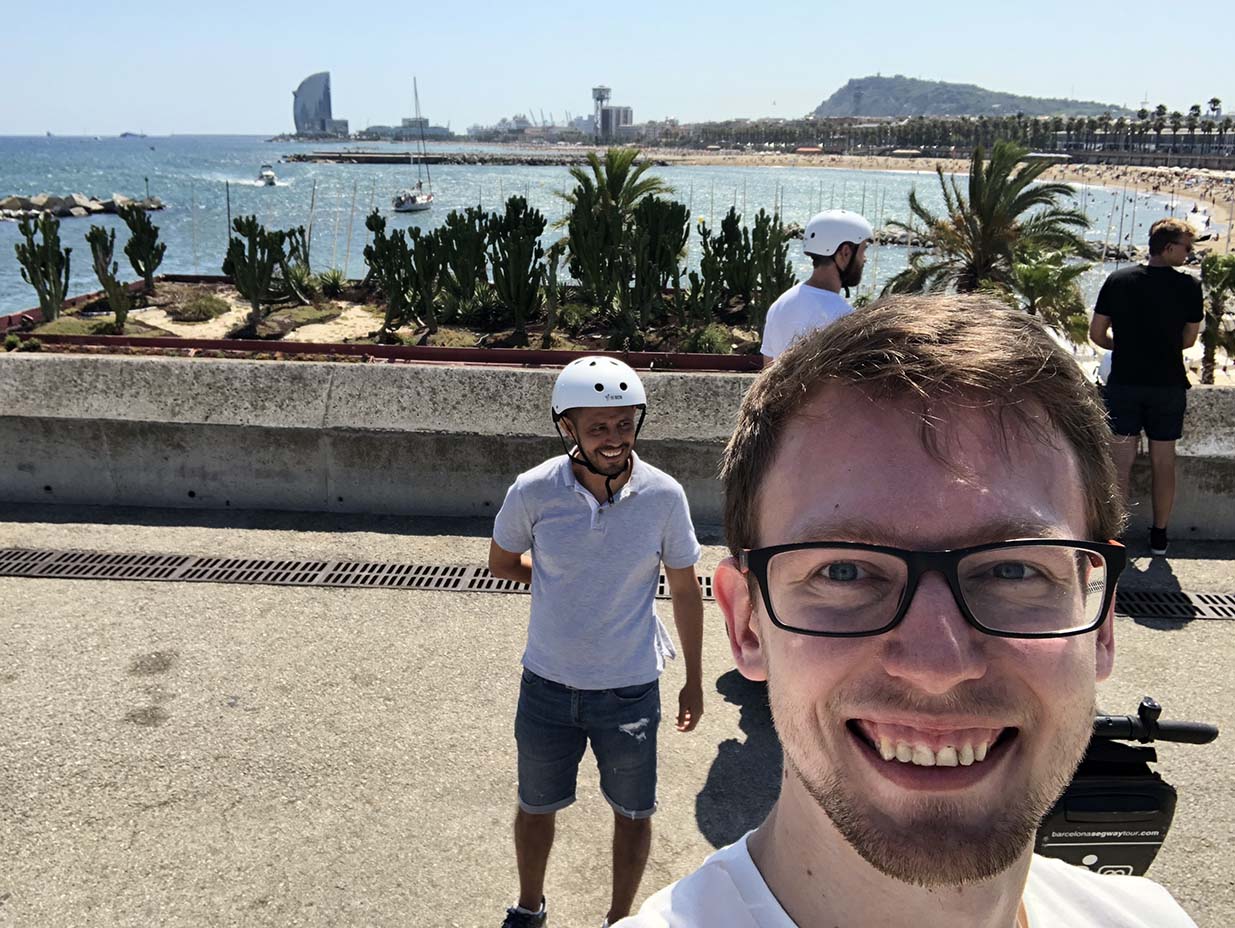 EasyPractice-teamet på ferie i Barcelona