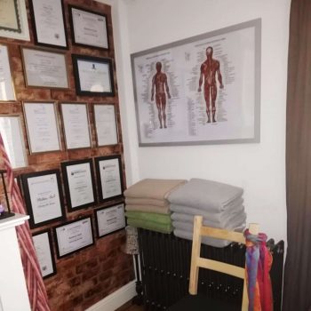 The treatment room of Matthew Clark