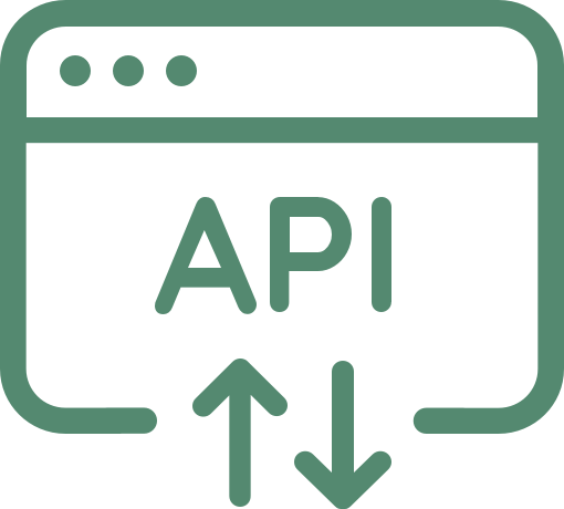 Bild på en API-ikon 