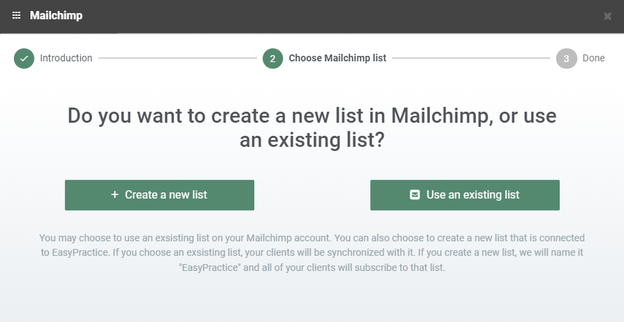 Install MailChimp