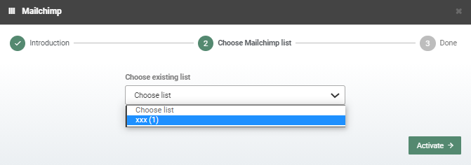 Install MailChimp