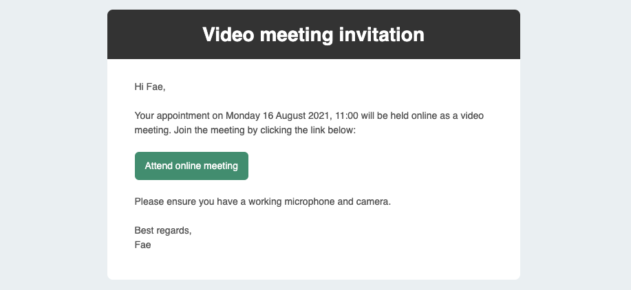 Guide to set up our free and easy-to-use "Video Meetings" app