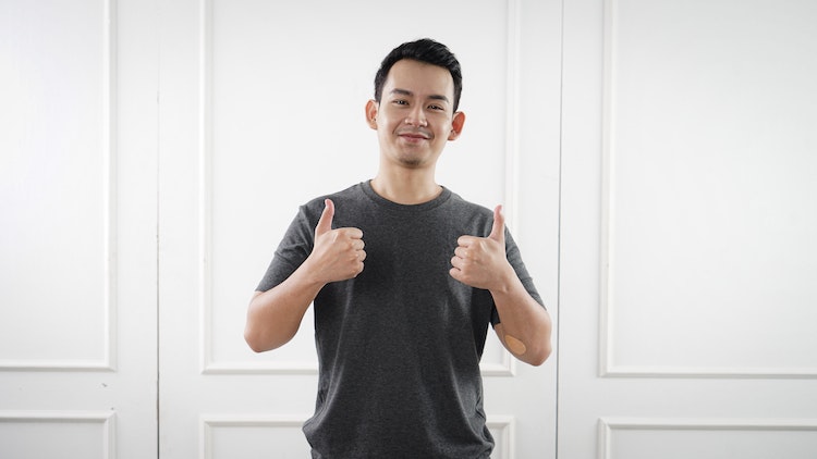 Image of a man with thumbs up
