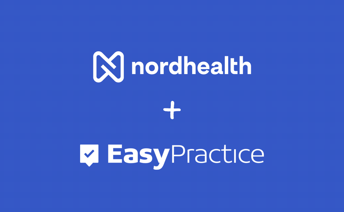 nordhealth and easypractice logos