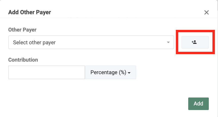 Add other payers to an invoice guide