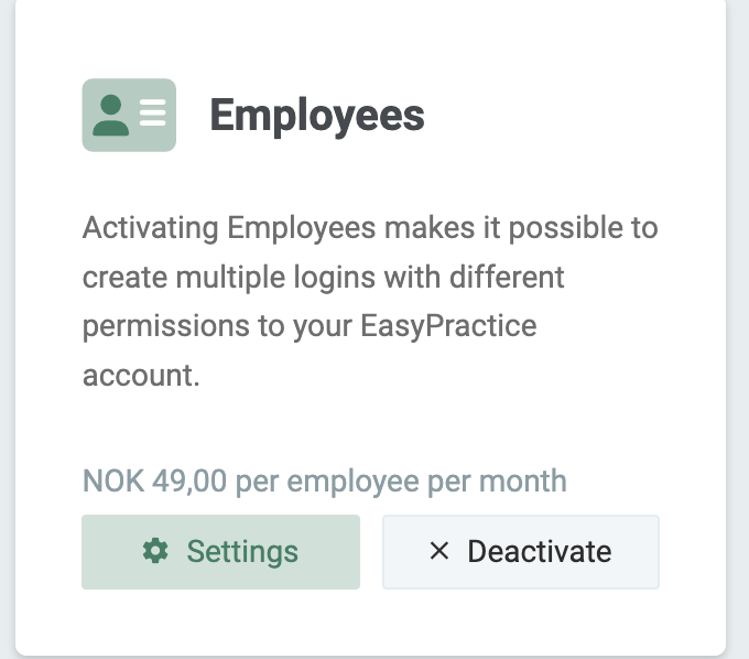Activate employees in EP appstore 