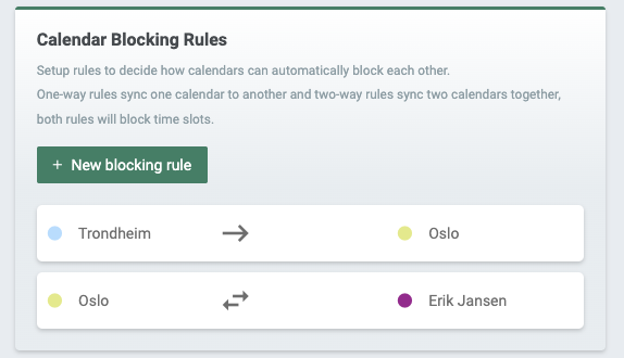 One-way or two-way blocking in EasyPractice