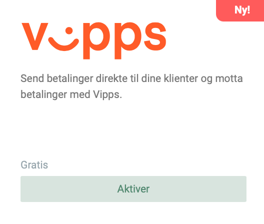 Vipps aktiver integrasjon